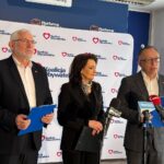 17.02.2026. Kielce. Konferencja Koalicji Obywatelskiej / Fot. Marcin Marszałek - Radio Kielce