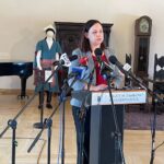 Plany Muzeum Zamkowego w Sandomierzu - Radio Kielce 17.02.2026. Sandomierz. Muzeum Zamkowe w Sandomierzu. Konferencja / Fot. Grażyna Szlęzak-Wójcik - Radio Kielce