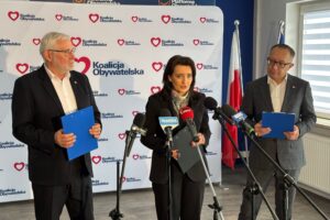 17.02.2026. Kielce. Konferencja Koalicji Obywatelskiej / Fot. Marcin Marszałek - Radio Kielce