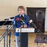 Plany Muzeum Zamkowego w Sandomierzu - Radio Kielce 17.02.2026. Sandomierz. Muzeum Zamkowe w Sandomierzu. Konferencja / Fot. Grażyna Szlęzak-Wójcik - Radio Kielce