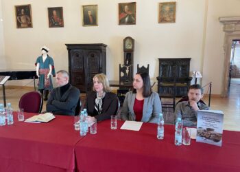 17.02.2026. Sandomierz. Muzeum Zamkowe w Sandomierzu. Konferencja / Fot. Grażyna Szlęzak-Wójcik - Radio Kielce