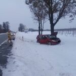 17.02.2026. Różki. Wypadek / źródło: PSP Sandomierz