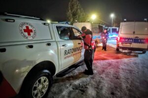 06.02.2026. Wilków. Poszukiwania zaginionego 19-latka / źródło: Grupa Ratownictwa PCK Kielce - Facebook