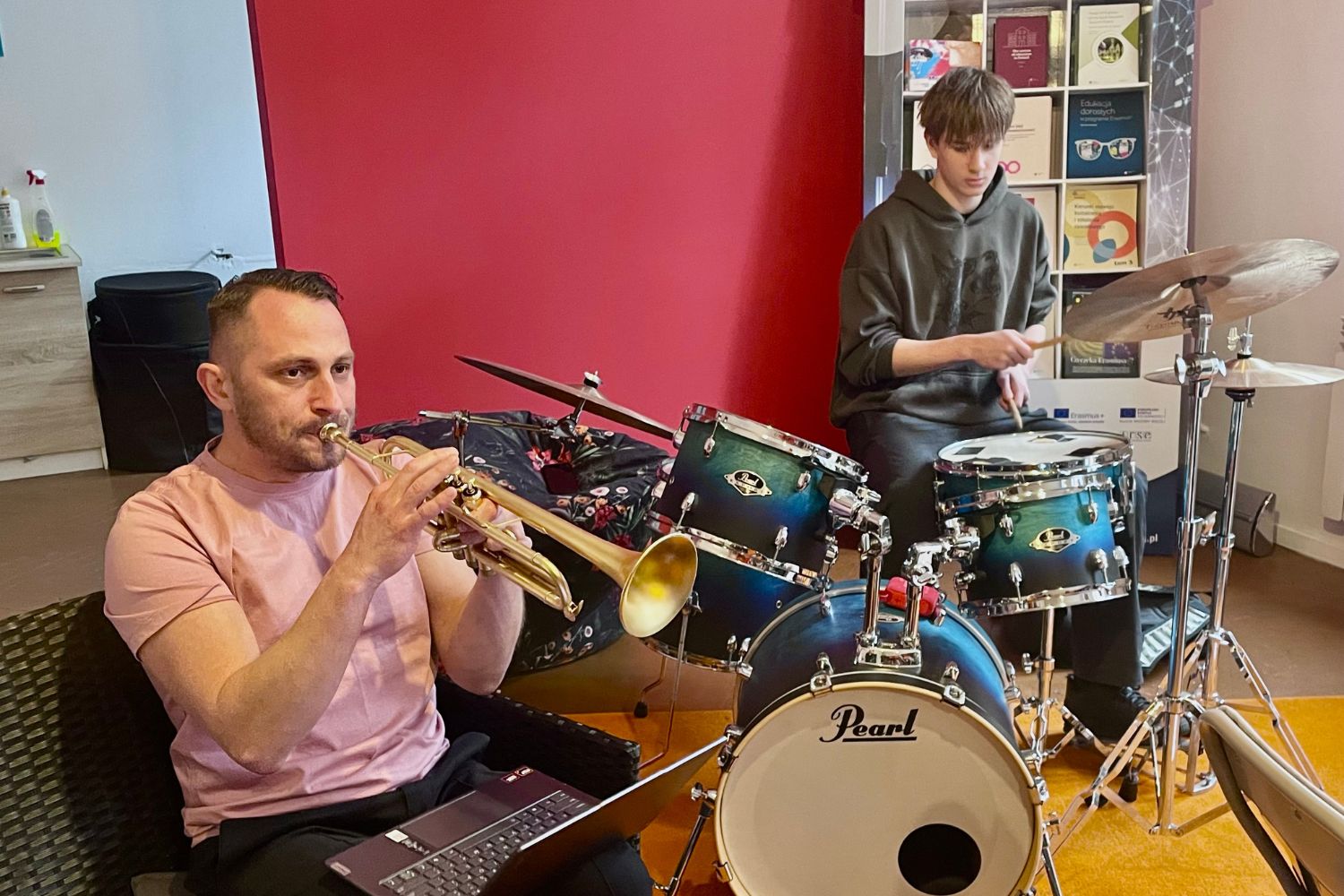 Przygotowania do drugiej edycji międzynarodowego projektu muzycznego Muzolingua International / Fot. Dorota Klusek - Radio Kielce