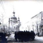 Kielce. Ulica Mickiewicza. Lata 1900-1914 / źródło: facebook.com/KielceNaPrzestrzeniLat