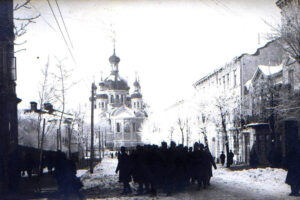 Kielce. Ulica Mickiewicza. Lata 1900-1914 / źródło: facebook.com/KielceNaPrzestrzeniLat