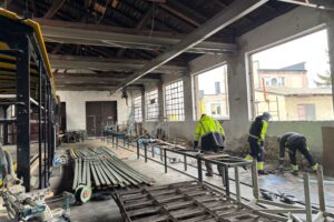 Coraz bliżej powrotu Ciuchci Ponidzie - Radio Kielce 24.02.2026. Jędrzejów. Budowa nowych torowisk oraz modernizacja istniejących stacji „Ciuchci Ponidzie” / Fot. Marcin Marszałek - Radio Kielce