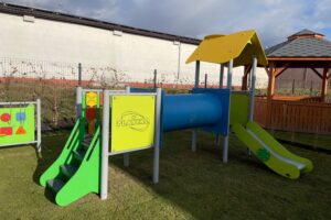 Staszów. Plac zabaw przy Przedszkolu nr 3 / Fot. Grażyna Szlęzak-Wójcik - Radio Kielce