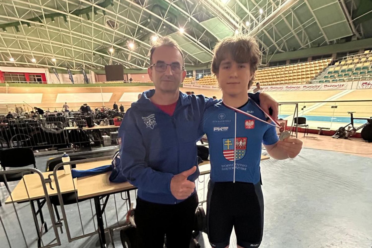 Mateusz Błaszak ze srebrnym medalem w Omnium