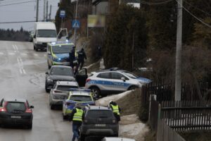 13.02.2026. Jaworze. Pożar / Fot. Jarosław Kubalski - Radio Kielce