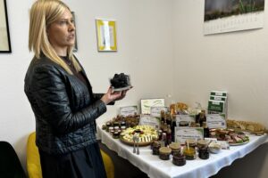 16.02.2026. Kielce. Śniadanie prasowe posła Rafała Kasprzyka / Fot. Daniel Czwartosz - Radio Kielce