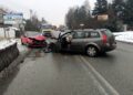 17.02.2026. Kielce. Ulica Łódzka, wypadek / Fot. Policja