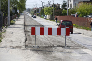 Kielce. Ulica Piekoszowska. Kwiecień 2018 roku. Remont ulicy Piekoszowskiej / Fot. Jarosław Kubalski - Radio Kielce