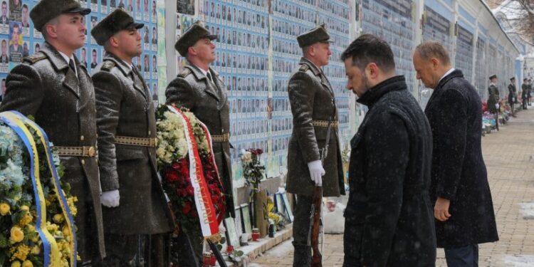 Premier Tusk przybył do Kijowa