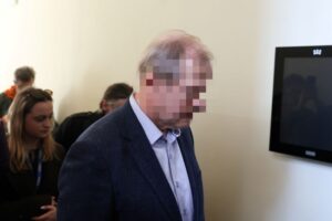 Lekarze prawomocnie skazani na bezwzględne więzienie ws. śmierci Izabeli z Pszczyny - Radio Kielce 03.03.2026. Katowice. Jeden z oskarżonych Krzysztof P. w Sądzie Okręgowym w Katowicach / Fot. PAP/Art Service