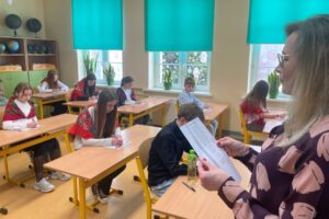 06.02.2026. Święta Katarzyna. Dyktando gwarowe / Fot. Marlena Płaska - Radio Kielce