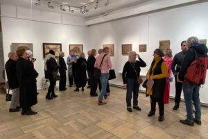 21.02.2026. Sandomierz. Biuro Wystaw Artystycznych Sandomierz. Wystawa „Bestiarium” Karoliny Dousa-Bik / Fot. Grażyna Szlęzak-Wójcik - Radio Kielce