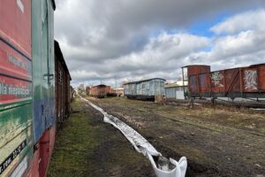Coraz bliżej powrotu Ciuchci Ponidzie - Radio Kielce 24.02.2026. Jędrzejów. Budowa nowych torowisk oraz modernizacja istniejących stacji „Ciuchci Ponidzie” / Fot. Marcin Marszałek - Radio Kielce