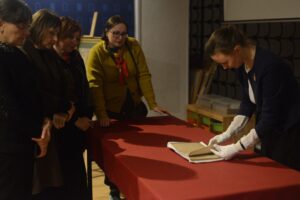 06.03.2026. Sandomierz. Muzeum Zamkowe. Wykład o Wandzie Chełmońskiej, prezentacja prac artystki / Fot. Muzeum Zamkowe w Sandomierzu