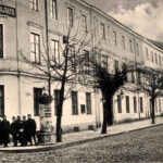 Kielce. Ulica Mickiewicza. Lata 1900-1914. Skrzyżowanie ulic Mickiewicza i Wesołej / źródło: facebook.com/KielceNaPrzestrzeniLat