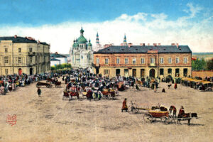 Kielce. Ulica Mickiewicza. 1910 rok / źródło: fotopolska.eu; Henryk Frist