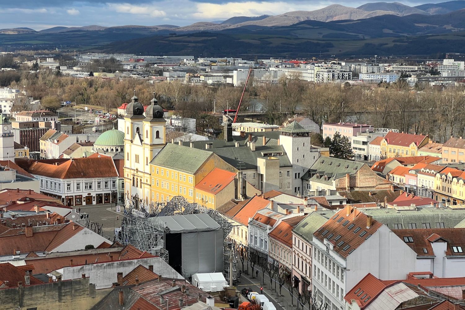Trenczyn zainaugurował rok jako Europejska Stolica Kultury 2026 - Radio Kielce Słowacja. Trenczyn / Fot. Jakub Juszyński