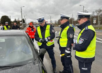 13.02.2026. Kielce. Akcja policji pn. „Drogocenna krew” / Fot. Daniel Czwartosz - Radio Kielce