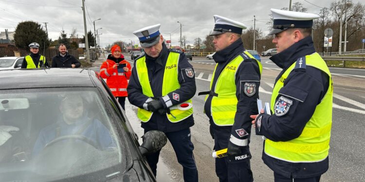 13.02.2026. Kielce. Akcja policji pn. „Drogocenna krew” / Fot. Daniel Czwartosz - Radio Kielce