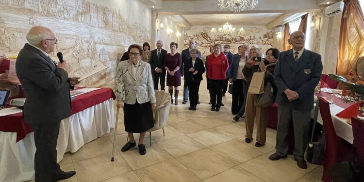 13.02.2026. Sandomierz. Setne urodziny Danuty Targowskiej / Fot. Grażyna Szlęzak - Radio Kielce