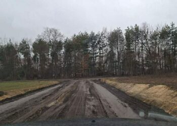 Droga wojewódzka 777 w Linowie / Fot. Starosta Marcin Piwnik