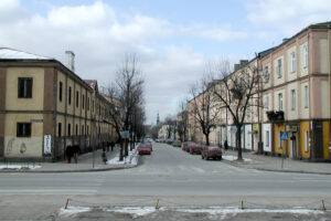 Kielce. Ulica Głowackiego. 2003 rok / źródło: fotopolska.eu