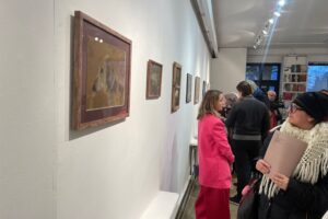 21.02.2026. Sandomierz. Biuro Wystaw Artystycznych Sandomierz. Wystawa „Bestiarium” Karoliny Dousa-Bik / Fot. Grażyna Szlęzak-Wójcik - Radio Kielce