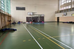 09.02.2026. Końskie. Szkoła Podstawowa nr 1. Pogorzelcy / Fot. Magdalena Galas-Klusek - Radio Kielce