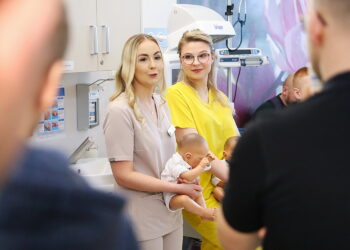 Przyszli rodzice zapoznali się z blokiem porodowym na Czarnowie