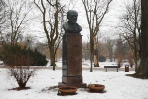 08.02.2026. Kielce. Spacer śladami Stefana Żeromskiego / Fot. Wiktor Taszłow - Radio Kielce