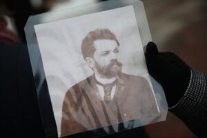 08.02.2026. Kielce. Spacer śladami Stefana Żeromskiego / Fot. Wiktor Taszłow - Radio Kielce