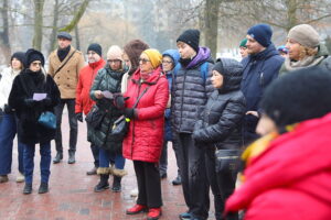 08.02.2026. Kielce. Spacer śladami Stefana Żeromskiego / Fot. Wiktor Taszłow - Radio Kielce