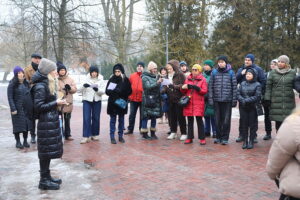 08.02.2026. Kielce. Spacer śladami Stefana Żeromskiego / Fot. Wiktor Taszłow - Radio Kielce