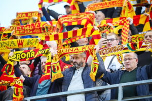 07.03.2026 Kielce. Mecz Korona Kielce - Bruk Bet Termalika Nieciecza / Fot. Wiktor Taszłow - Radio Kielce