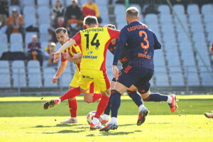 07.03.2026 Kielce. Mecz Korona Kielce - Bruk Bet Termalika Nieciecza / Fot. Wiktor Taszłow - Radio Kielce