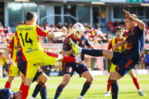 07.03.2026 Kielce. Mecz Korona Kielce - Bruk Bet Termalika Nieciecza / Fot. Wiktor Taszłow - Radio Kielce