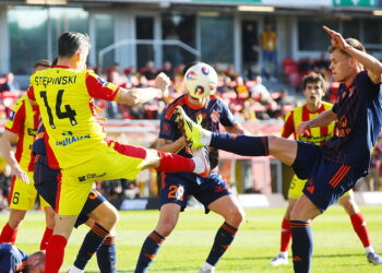 07.03.2026 Kielce. Mecz Korona Kielce - Bruk Bet Termalika Nieciecza / Fot. Wiktor Taszłow - Radio Kielce