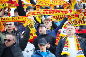 07.03.2026 Kielce. Mecz Korona Kielce - Bruk Bet Termalika Nieciecza / Fot. Wiktor Taszłow - Radio Kielce