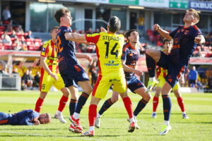 07.03.2026 Kielce. Mecz Korona Kielce - Bruk Bet Termalika Nieciecza / Fot. Wiktor Taszłow - Radio Kielce