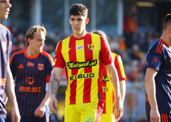 07.03.2026 Kielce. Mecz Korona Kielce - Bruk Bet Termalika Nieciecza / Fot. Wiktor Taszłow - Radio Kielce