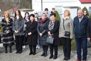 08.03.2026 Bieliny. Obchody 82. rocznicy zamordowania 20 mieszkańców przez hitlerowców / Fot. Wiktor Taszłow – Radio Kielce