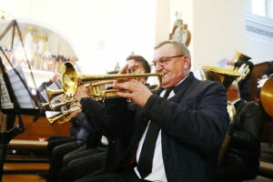 08.03.2026 Bieliny. Obchody 82. rocznicy zamordowania 20 mieszkańców przez hitlerowców / Fot. Wiktor Taszłow – Radio Kielce