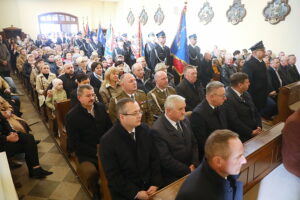 08.03.2026 Bieliny. Obchody 82. rocznicy zamordowania 20 mieszkańców przez hitlerowców / Fot. Wiktor Taszłow – Radio Kielce