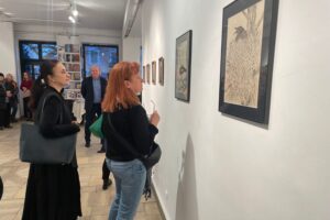 21.02.2026. Sandomierz. Biuro Wystaw Artystycznych Sandomierz. Wystawa „Bestiarium” Karoliny Dousa-Bik / Fot. Grażyna Szlęzak-Wójcik - Radio Kielce