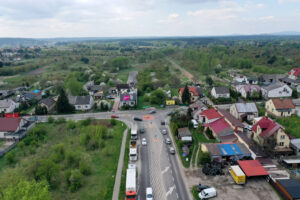 Kielce. Ulica Piekoszowska. Kwiecień 2025 roku. Skrzyżowanie ulicy Piekoszowskiej i Malików / Fot. Jarosław Kubalski - Radio Kielce